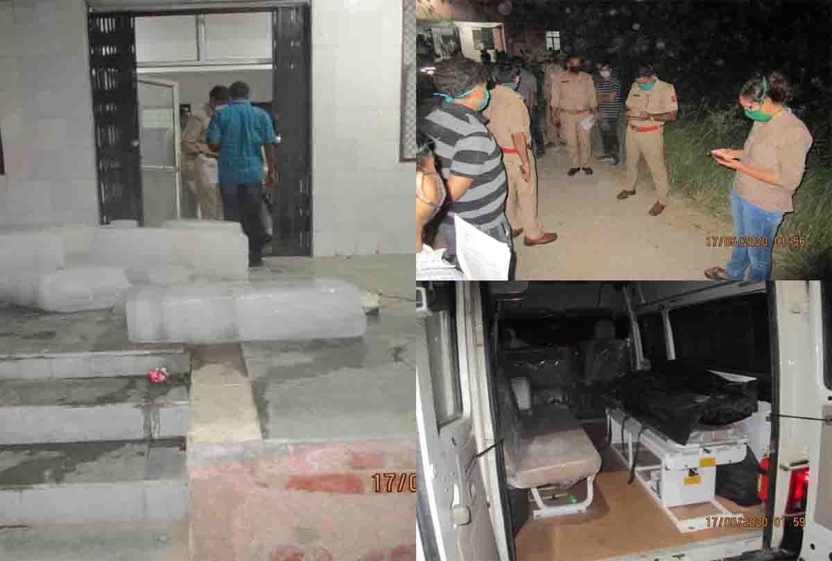 Auraiya accident: suspension action against five accountants, photo of sending bodies from DCM viral