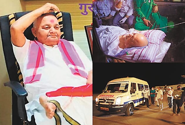 prayagraj News Update: Dev prabhakar shastri death, Dadda's bones will flow in Sangam