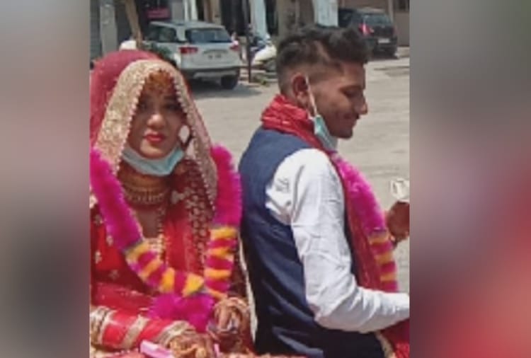 Unique wedding during lockdown in Kapurthala of Punjab