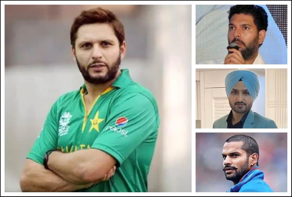 Shahid Afridi's Remarks on PM Modi: Harbhajan Singh, Yuvraj Singh, Shikhar Dhawan reacts loudly
