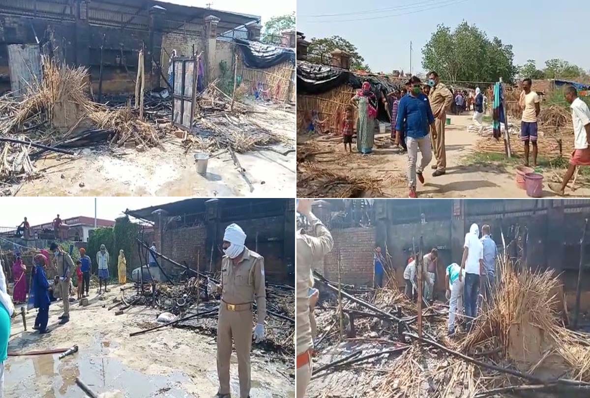 fire in house, painful death of teenager in kanpur