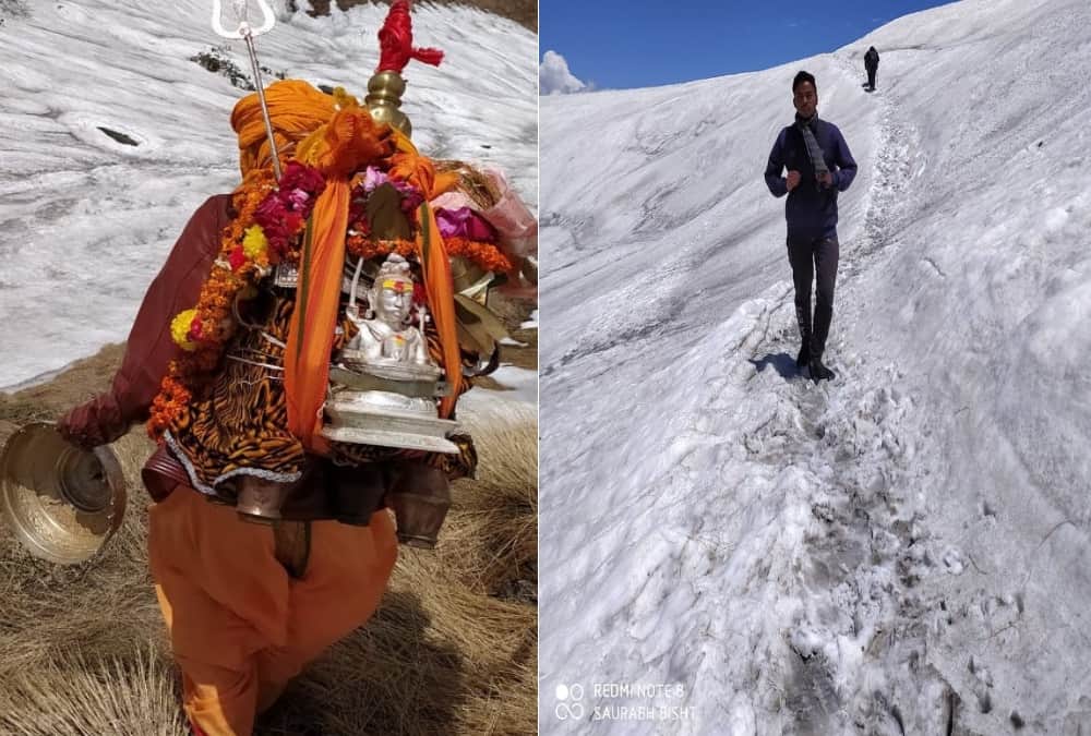 Uttarakhand: Awesome View of Snow Covered Rudarnath Temple First Time, Visuals