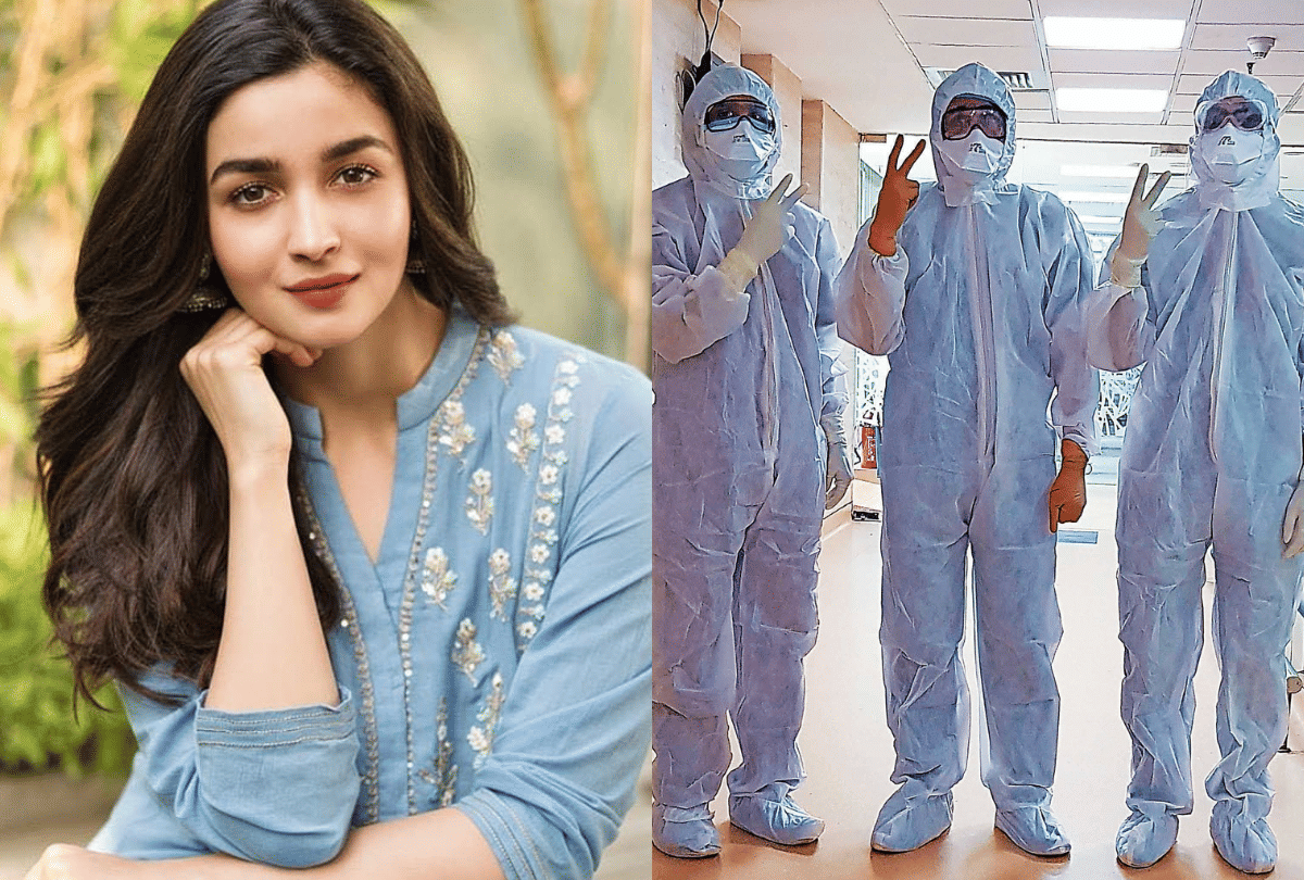 Alia Bhatt for send chocolates and snacks to health workers of mumbai
