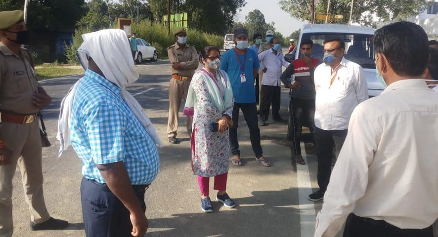 Corona positive report in Aligarh