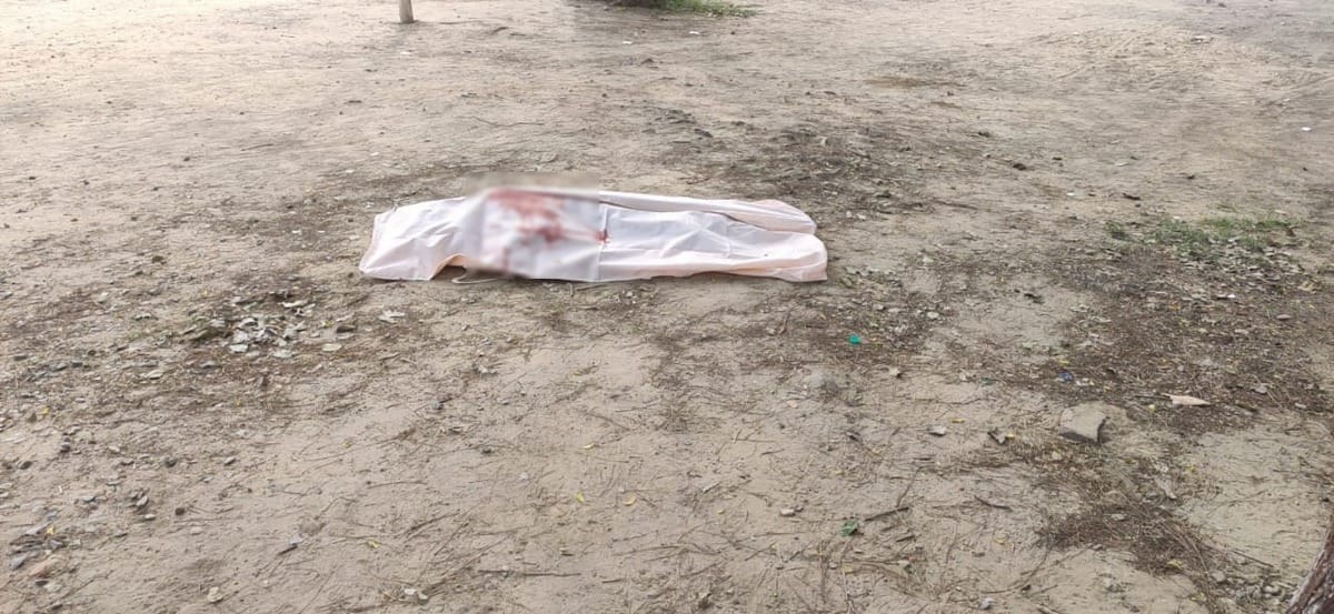 dead body found on road side in ghazipur