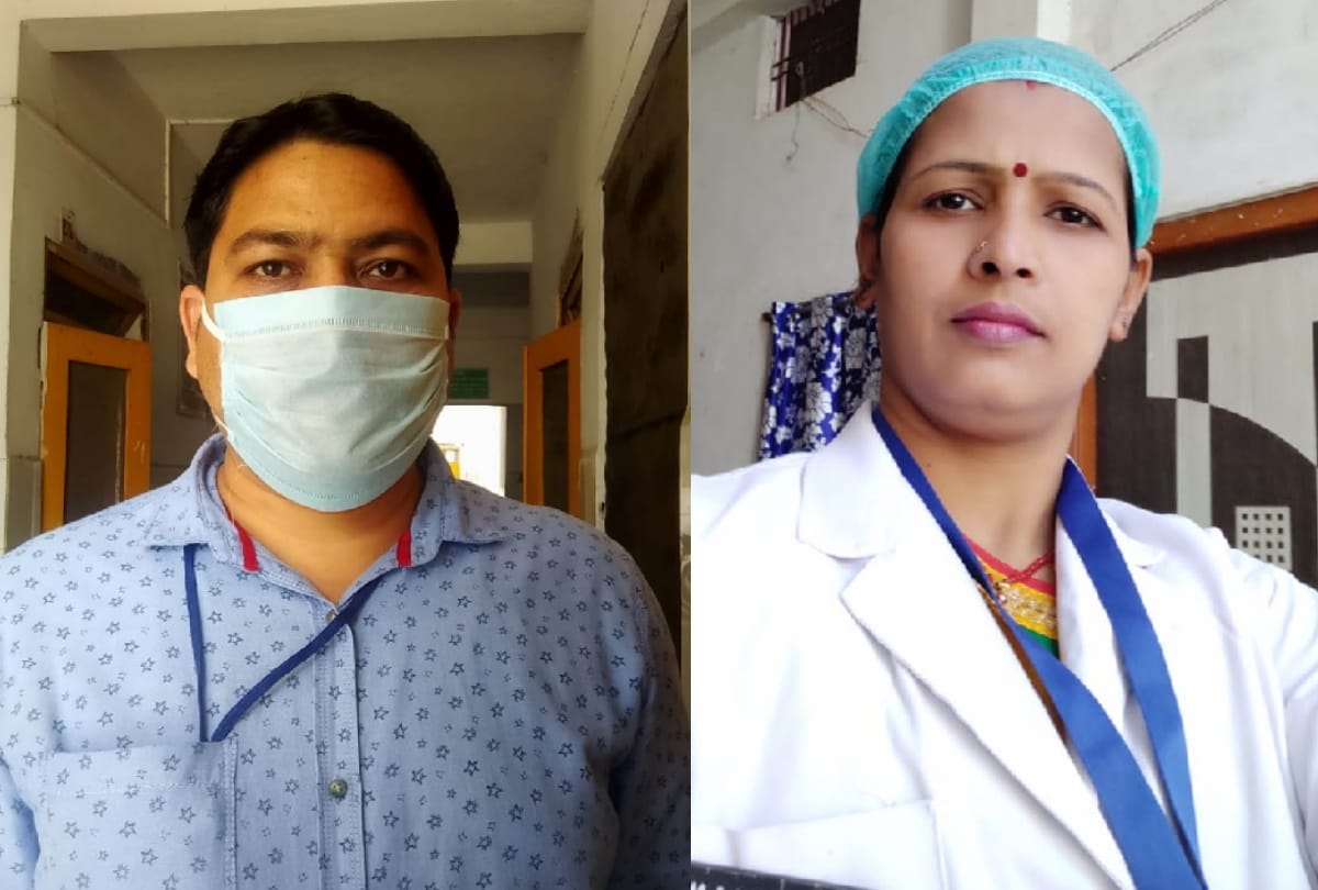 corona warriors Couple hard working due to coronavirus in gorakhpur