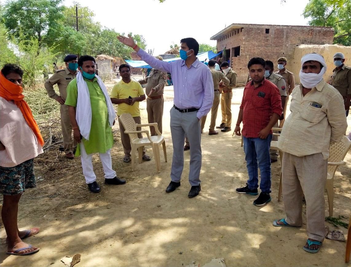 echatee lain ka taar toot kar baalika par gira, maut