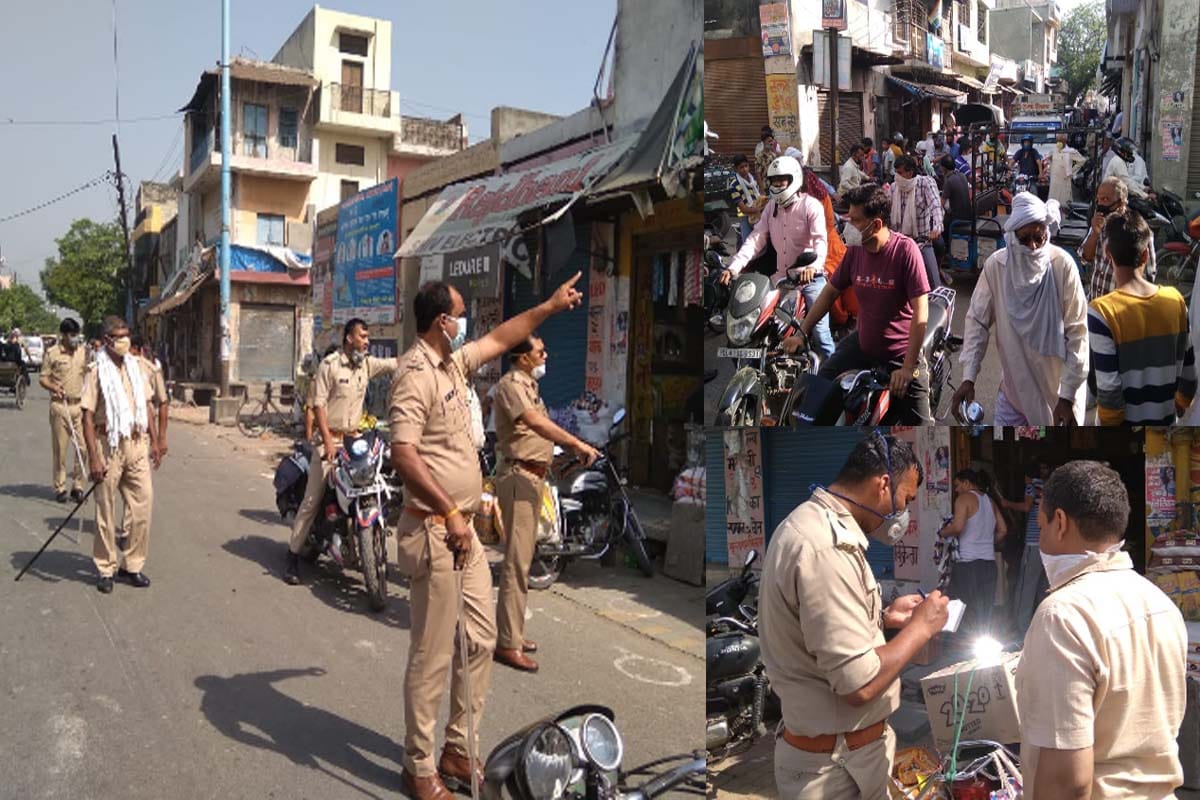 Lockdown Meerut Update News: Market Opens in Meerut sardhana Without Permission, Police lathi charge