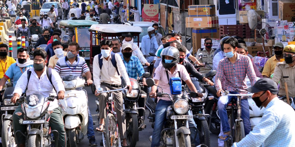 People roaming at risk of life