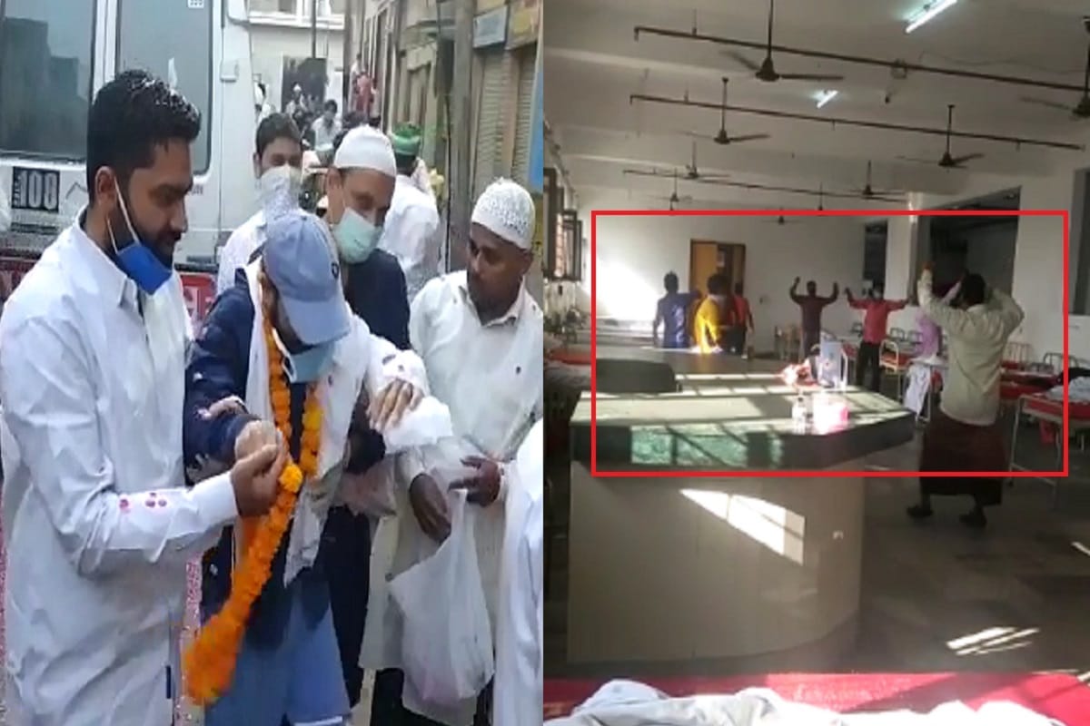 Corona Update News, a new video viral of hospital in Meerut and one injured patient recover from corona