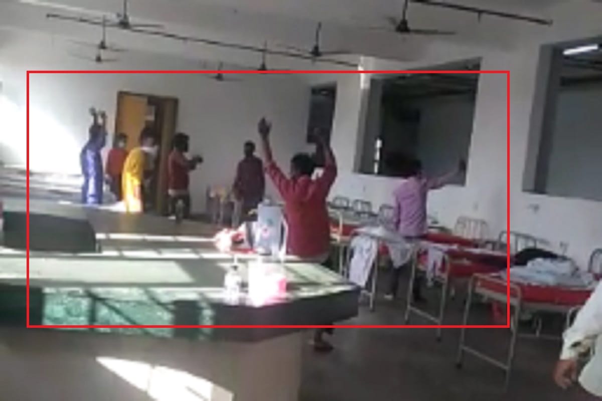 Corona Update News, a new video viral of hospital in Meerut and one injured patient recover from corona