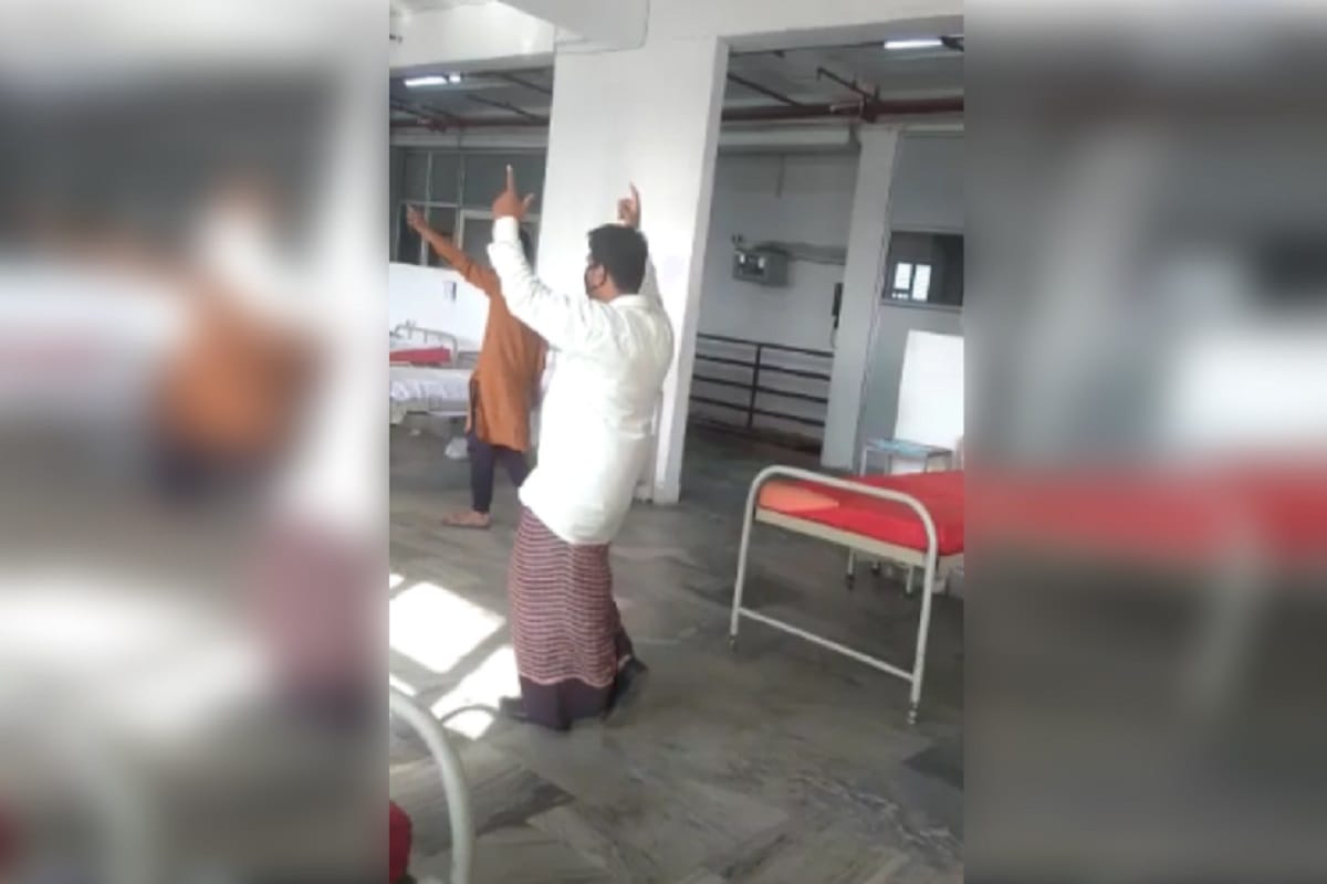 Corona Update News, a new video viral of hospital in Meerut and one injured patient recover from corona