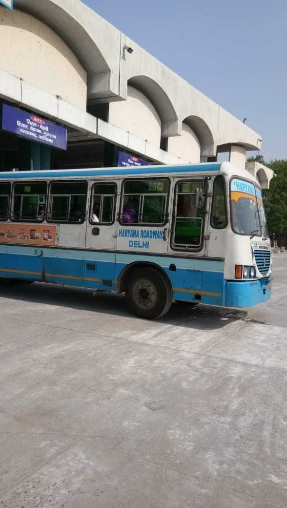 on the first day only three buses running on only two routes