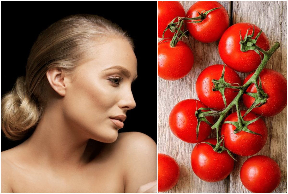 Beauty Tips simple way to use tomato for you glowing skin care