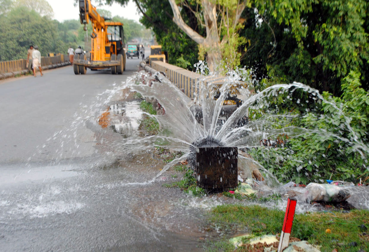 Somewhere water crisis and somewhere a waste