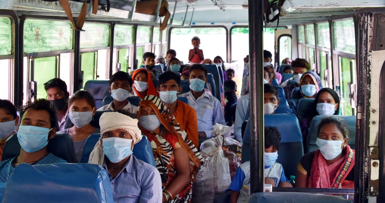 lock down, workers, back to home, jhajjar