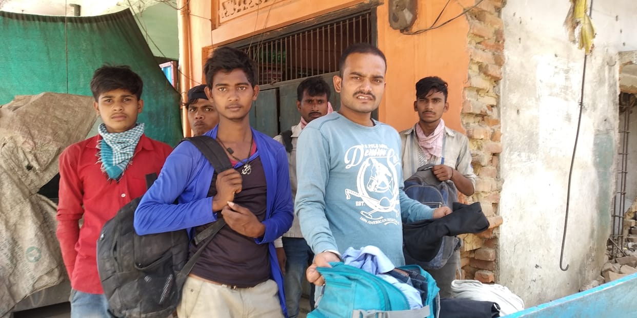 Migrant laborers walking hundreds of km daily without eating and drinking