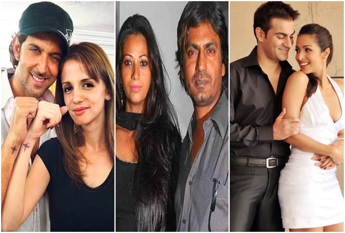 Nawazuddin Siddiqui Aaliya Siddiqui Hrithik Roshan Sussanne Khan Malaika Arora Arbaaz Khan Bollywood Most Shocking Divorce