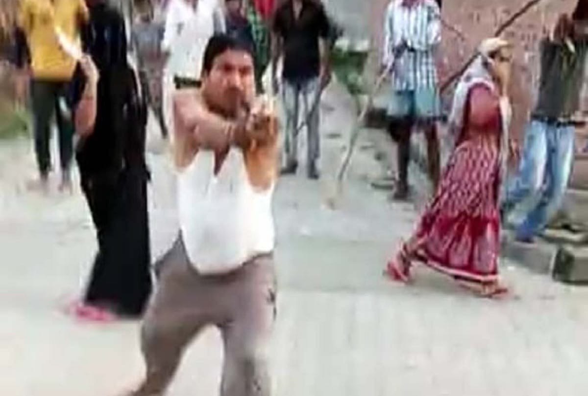 Crime news Shahjahanpur many arrested for firing during dispute for street canal