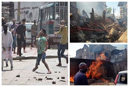 Srinagar terrorist last words before death Stone pelting in downtown after terrorist Junaid killed in Nawakadal encounter srinagar