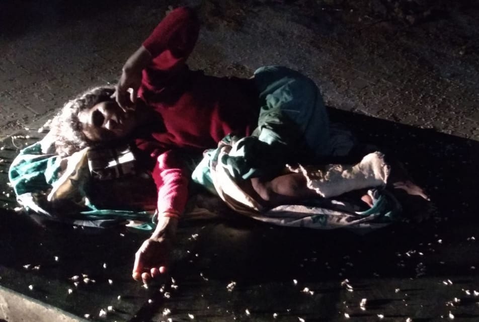 Woman left near postmortem house, missing in record