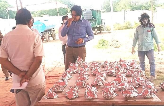 dm inspected the transit camp after hangama