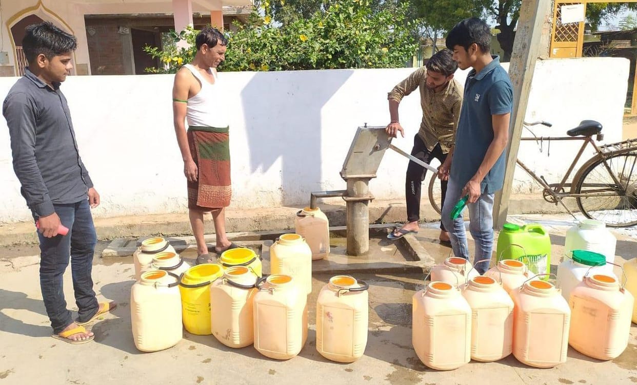 water supply crisis in nahru nager
