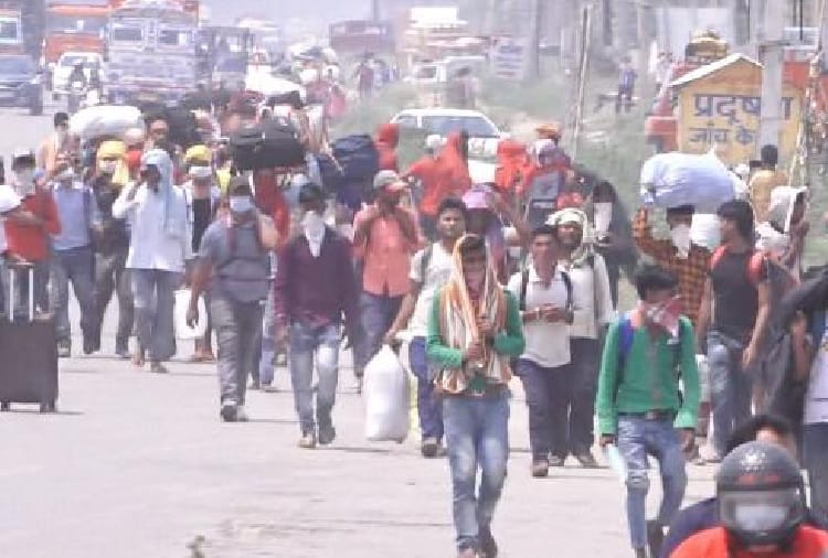 Coronavirus, Lockdown, Lathicharge on Migrant Workers in Panipat