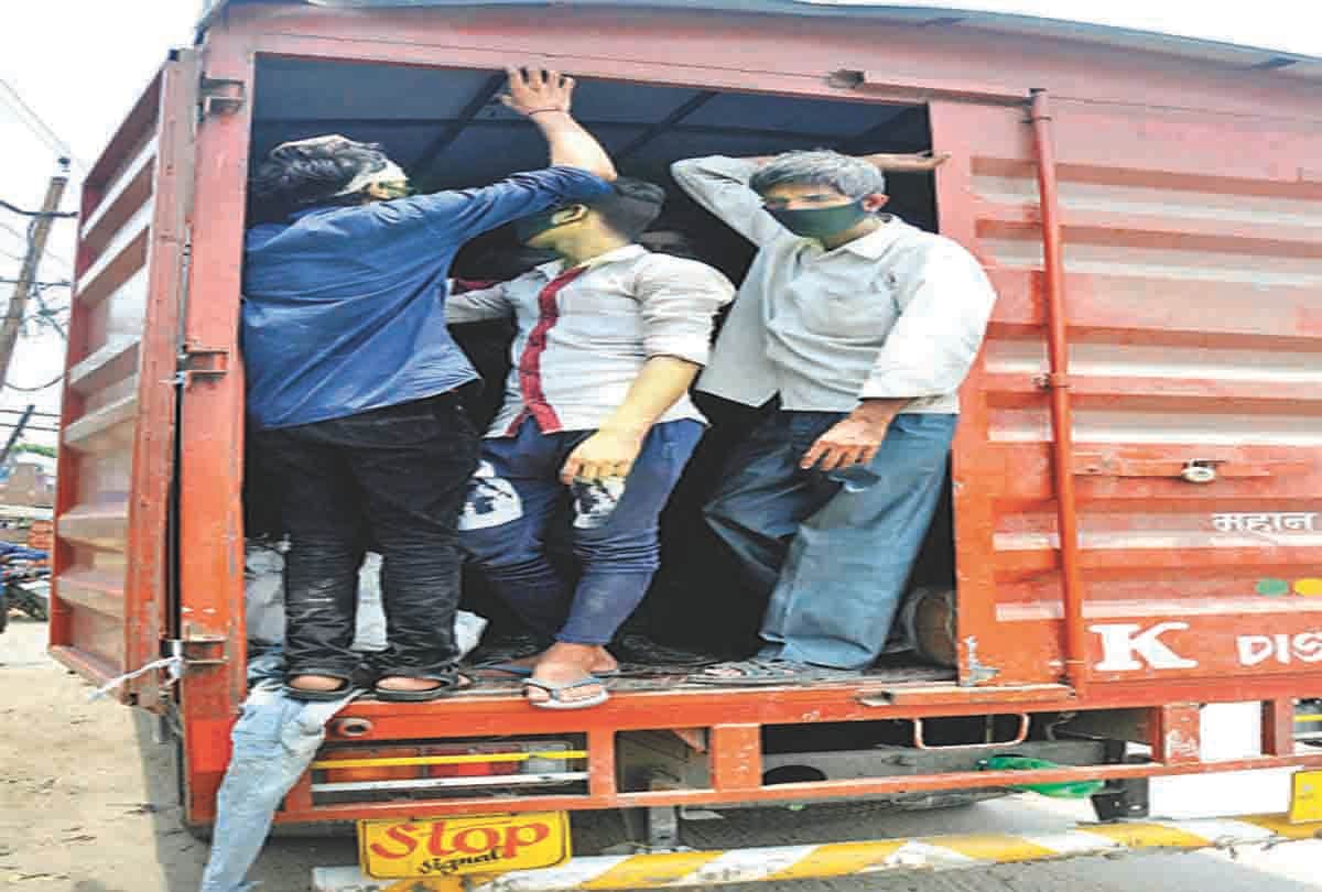 Embarrassing: Three to three thousand loaded into trucks, landed in the middle