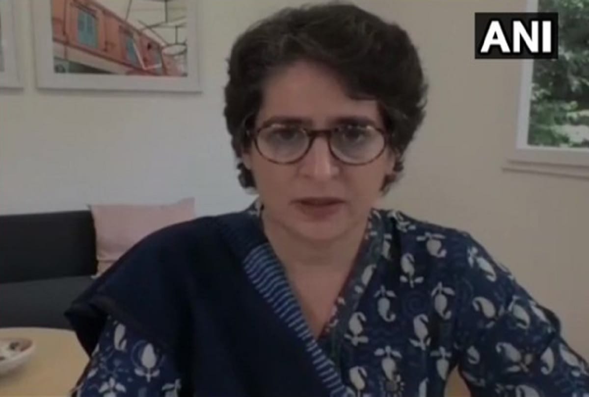 congress leader priyanka gandhi says that 57 farmers died and hundreds sick