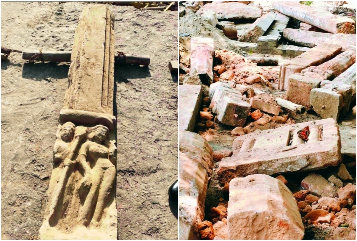 Saints of Ayodhya speaks on parts of temple found in Ayodhya.