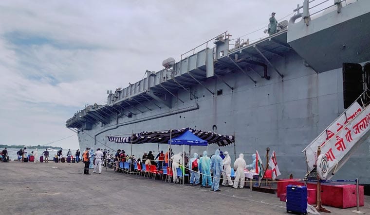 Preparing to bring back stranded Indians in Sri Lanka, 700 civilians to be repatriated from INS Jalashwa under Operation Samudra Setu
