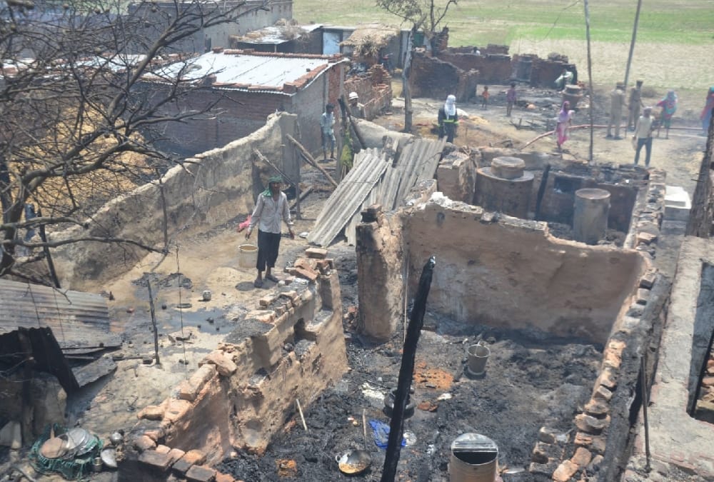 Clash between pradhan and Kotedar in Shravasti.