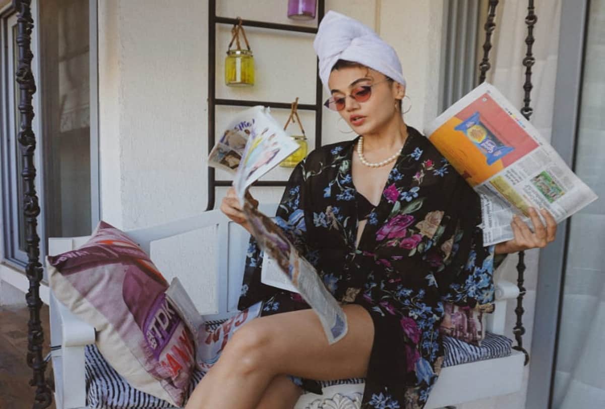 Taapsee Pannu Trolled For her Self Done Makeup For Photoshoot Done By Devki Bhatt