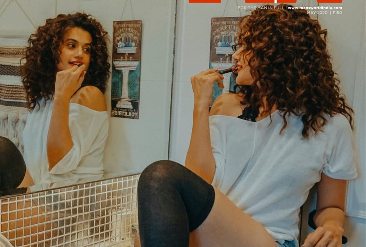 Taapsee Pannu Trolled For her Self Done Makeup For Photoshoot Done By Devki Bhatt