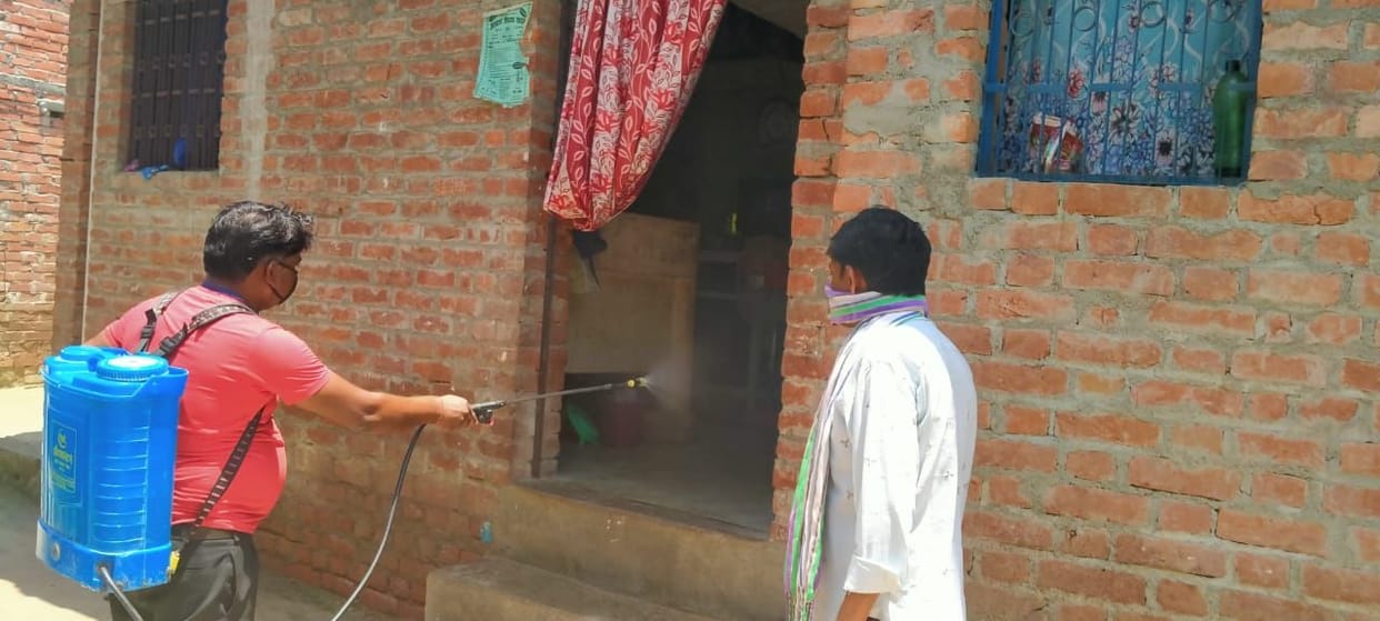 corona positive died in unnao