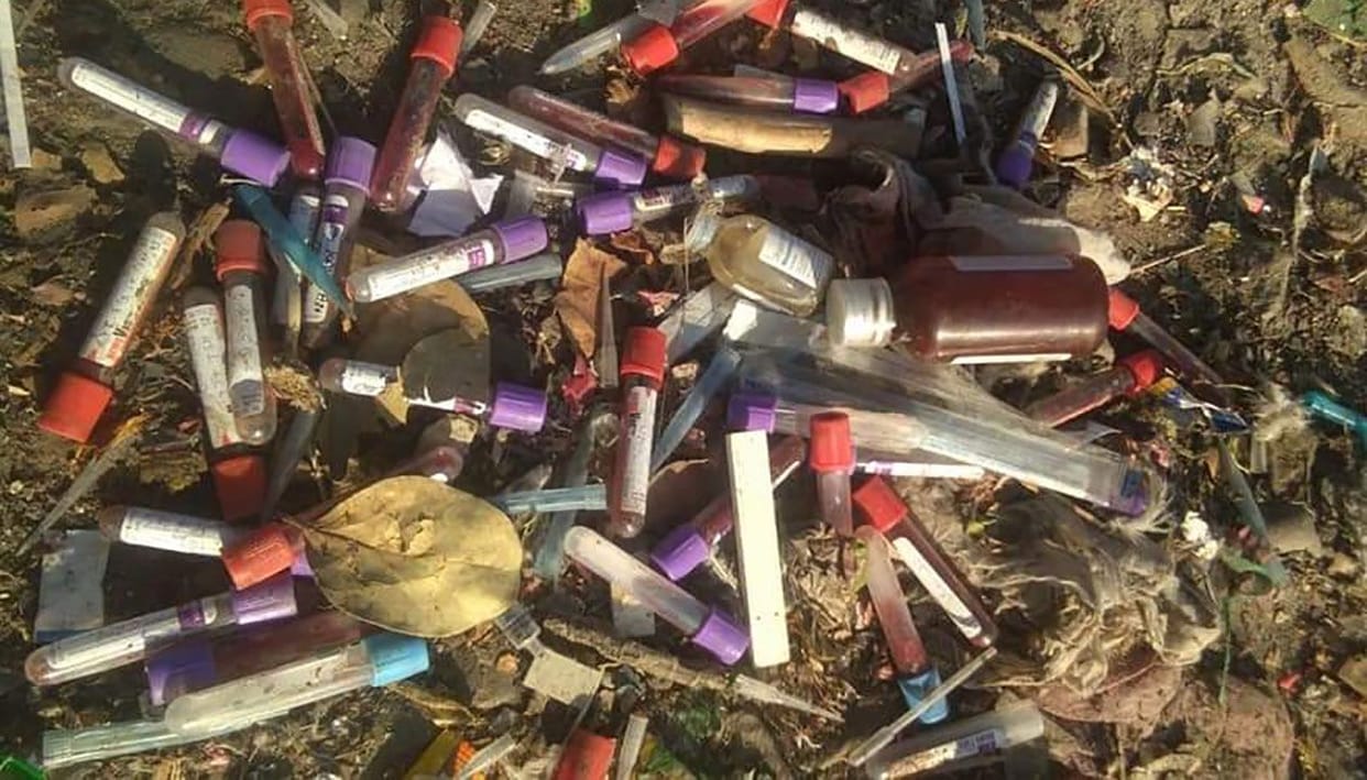 Municipality and hospital face to face on throwing bio medical waste