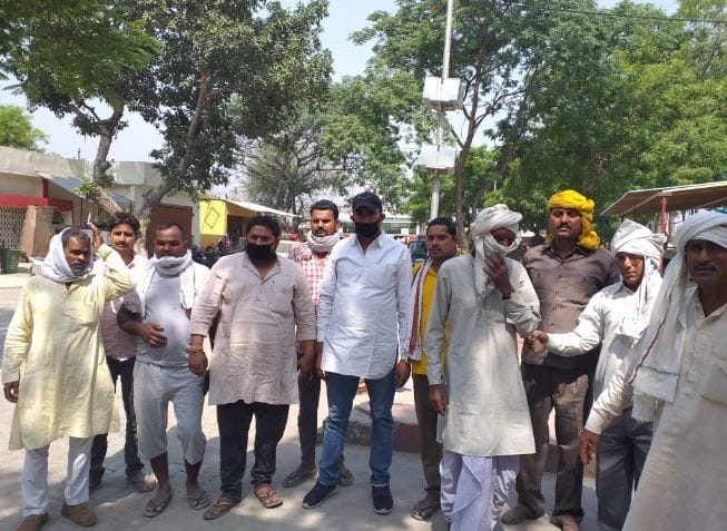 farmer die due to high tension electric current