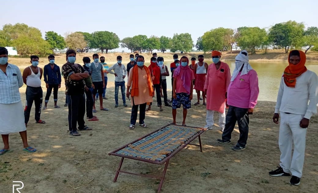 Continuation of delivery of relief material among the helpless