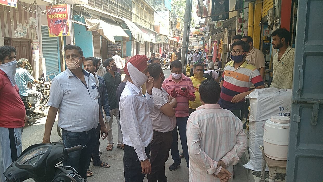Not following the guide line, the market crowded