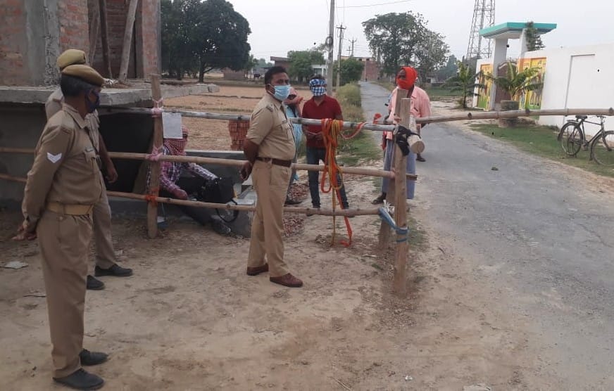 High alert villages were sanitized with hot spots