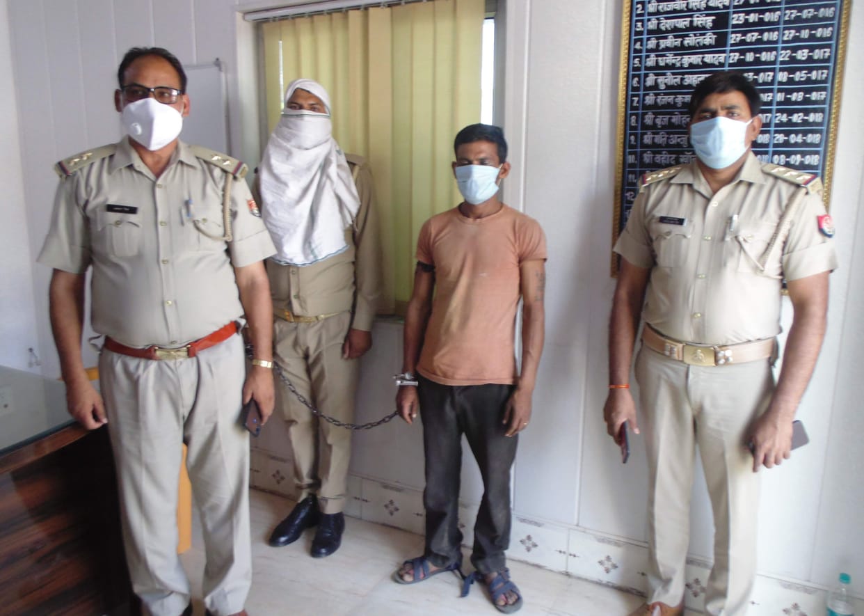 victem of murder arrest in sambhal