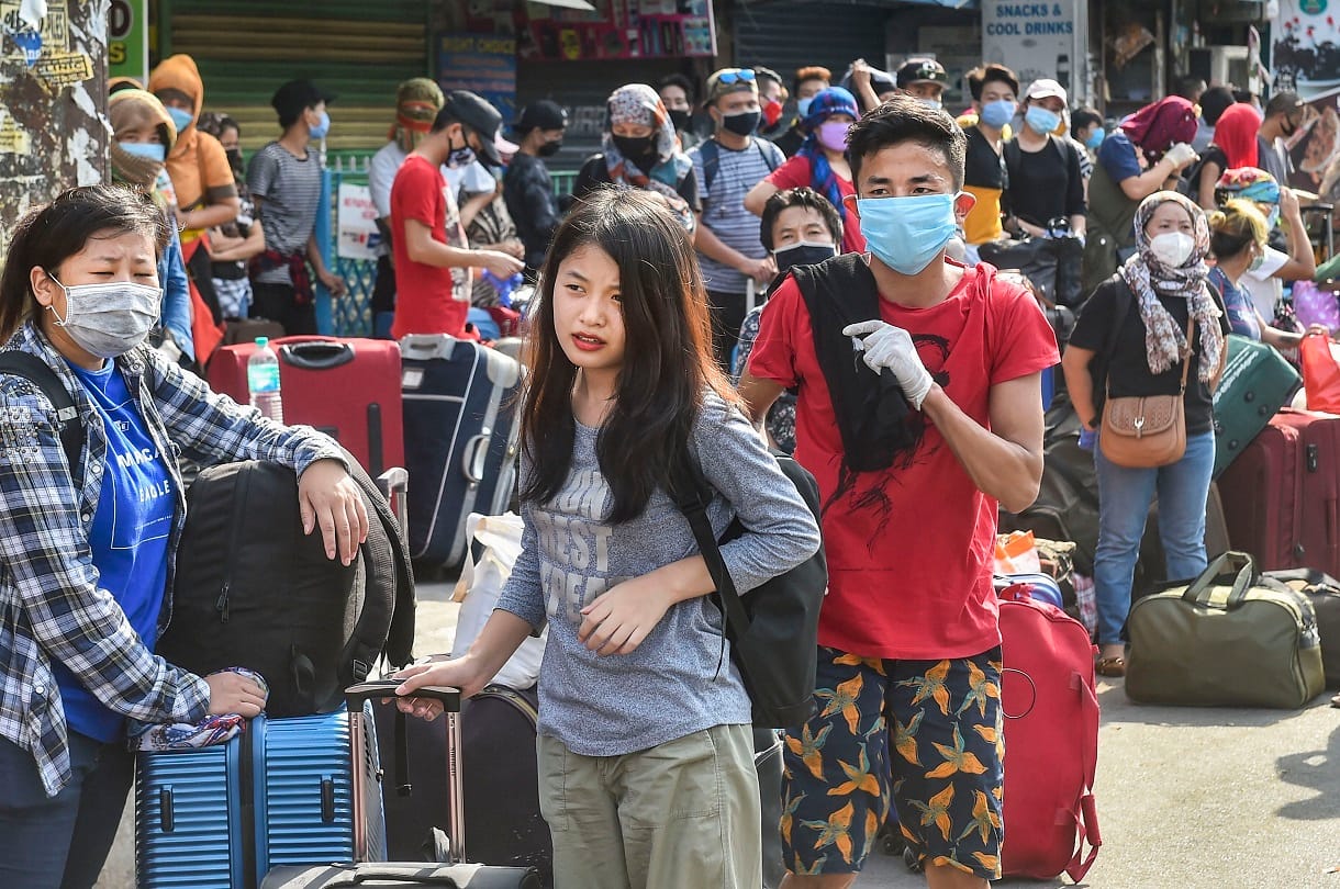 Coronavirus infection how much risk in home, office or Outside in Lockdown 4.0