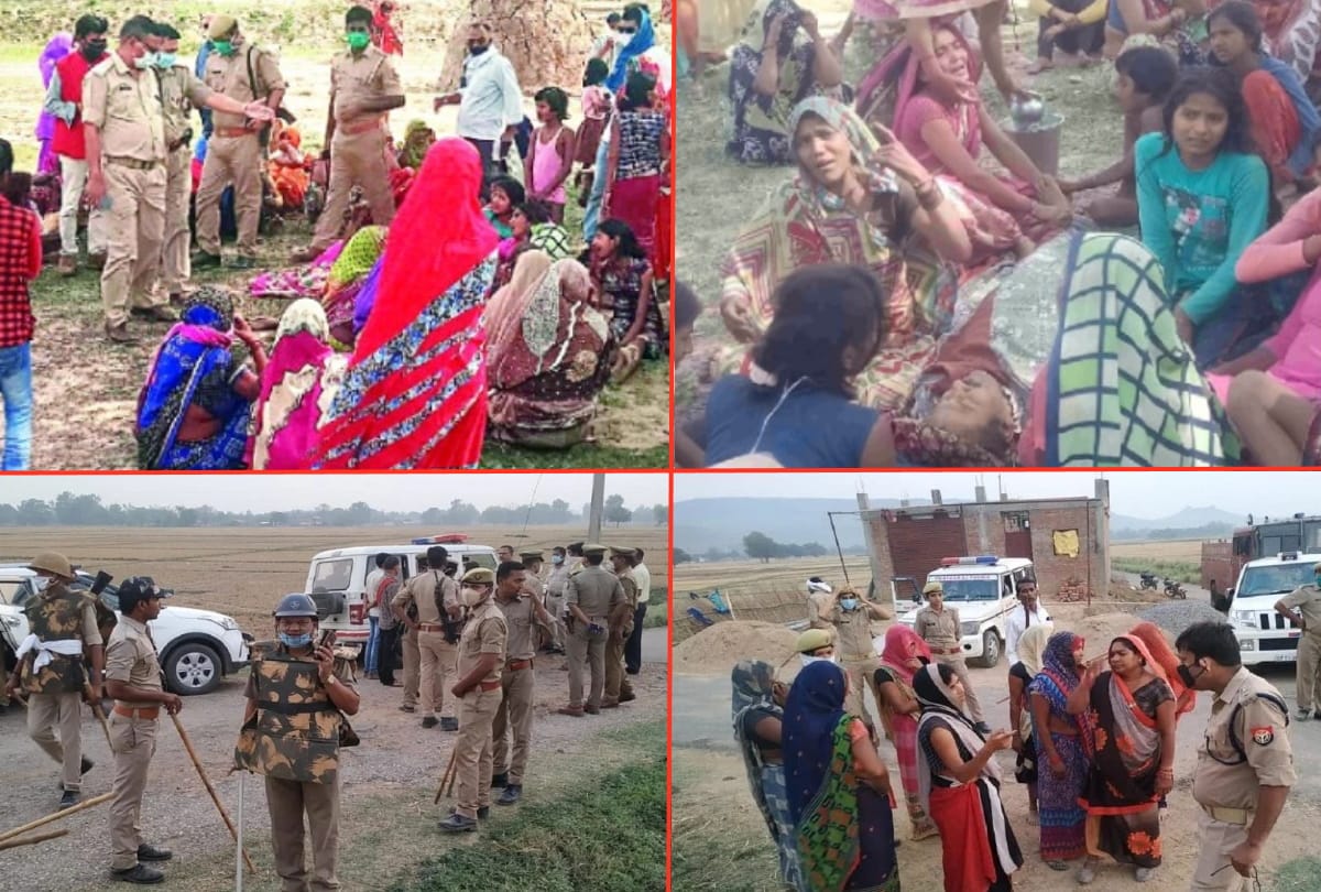 triple murder in prayagraj Dreadful pictures of sensational incident see photos