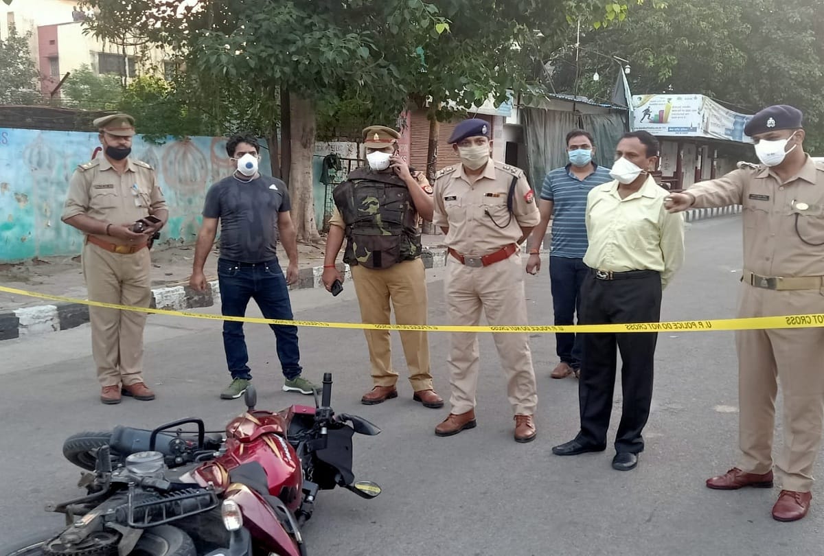 Encounter between police and criminals in lucknow of uttar pradesh