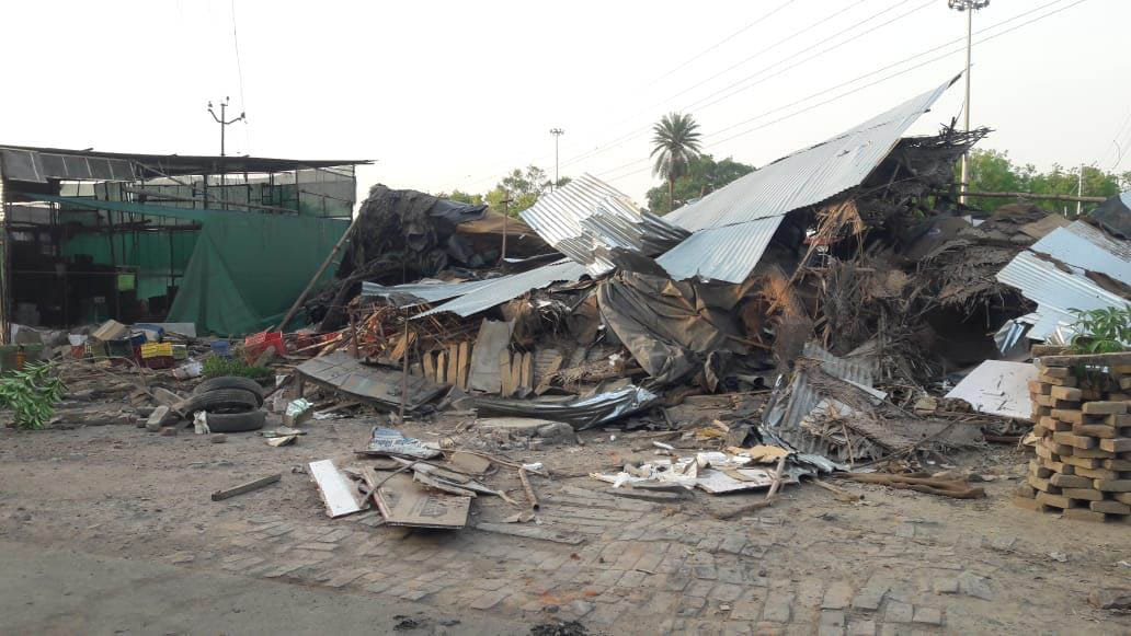 High court case pending, yet shops demolished
