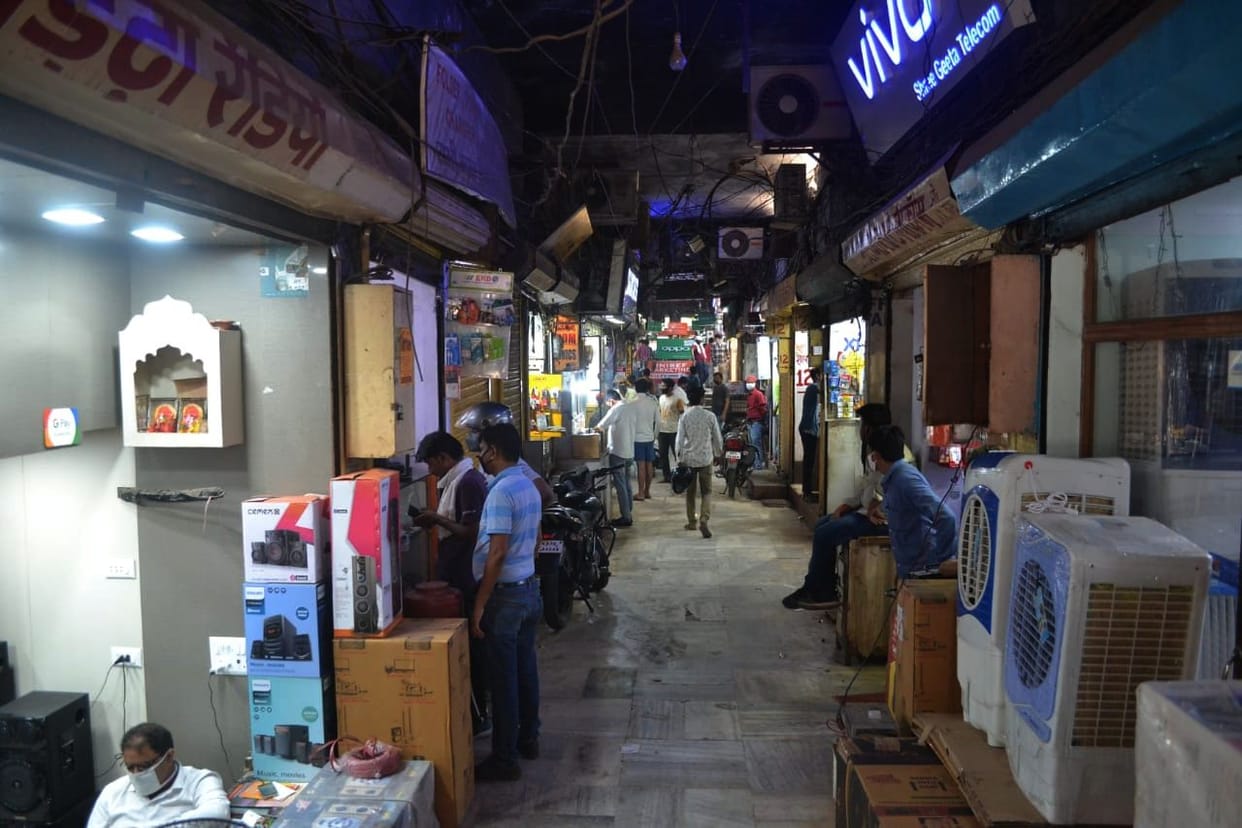 bazar open after 56 days, silience
