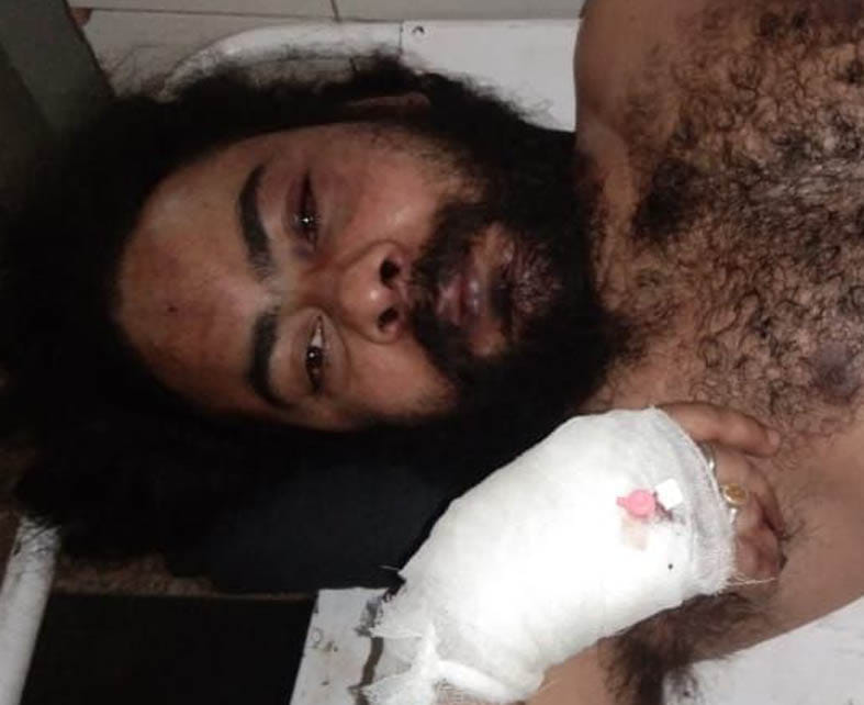 The priest was locked in the room and beaten for extortion