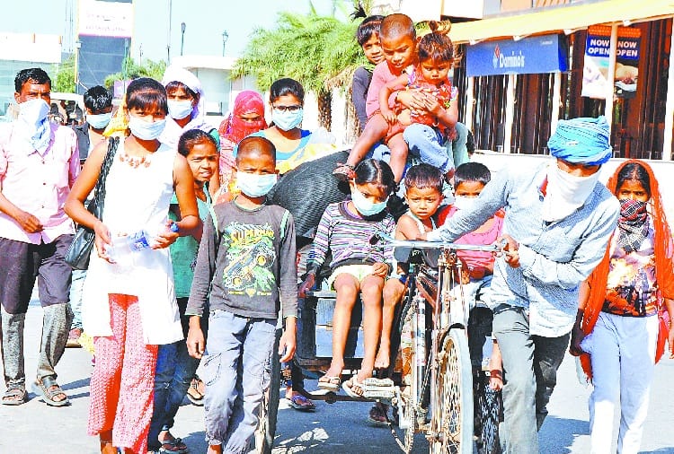 We want food, migrant workers said, lockdown, coronavirus