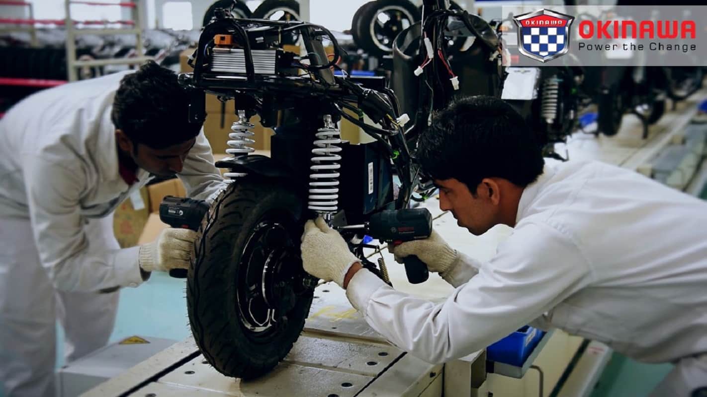 India's second-largest electric scooter manufacturer Okinawa Autotech is betting big on Electric Vehicles electric two-wheeler brand recently launched its latest electric scooter Okinawa Okhi 90
